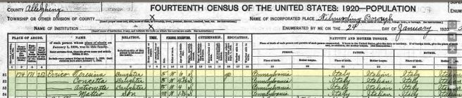41-Elisa Scotti Errico and family 1920 Fed Census 3